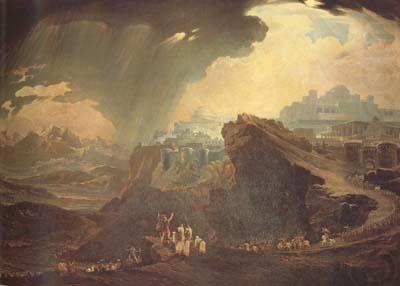John Martin Joshua Ordering the Sun to Stop in its Course (mk10) china oil painting image